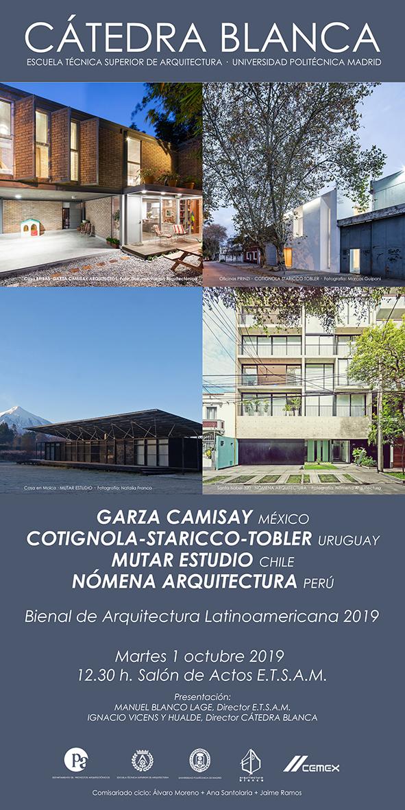 Conferencia y coloquio a cargo de cuatro equipos de arquitectura presentes en la BAL 2019