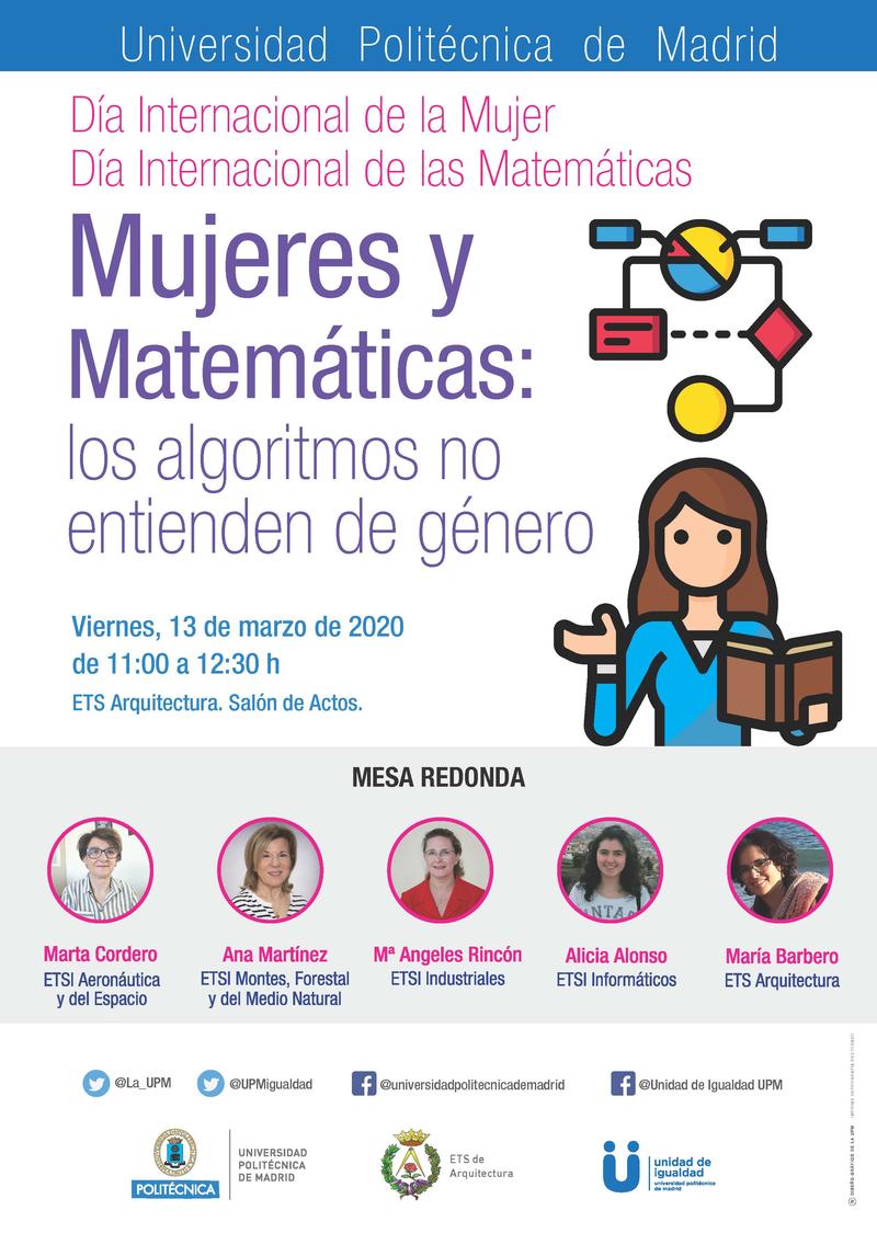 Mujeres y Matemáticas: los algoritmos no entienden de género