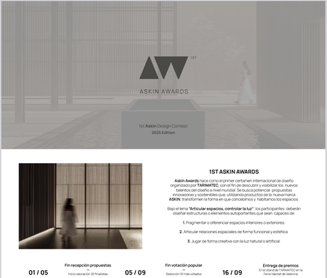 ASKIN AWARDS: Articular espacios, controlar la luz