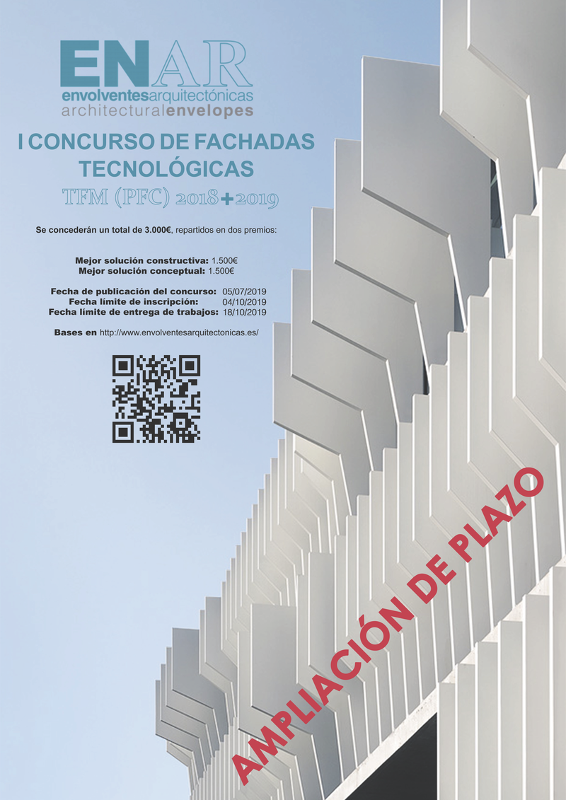 1er Concurso de fachadas tecnológicas TFM (PFC) 2018/2019