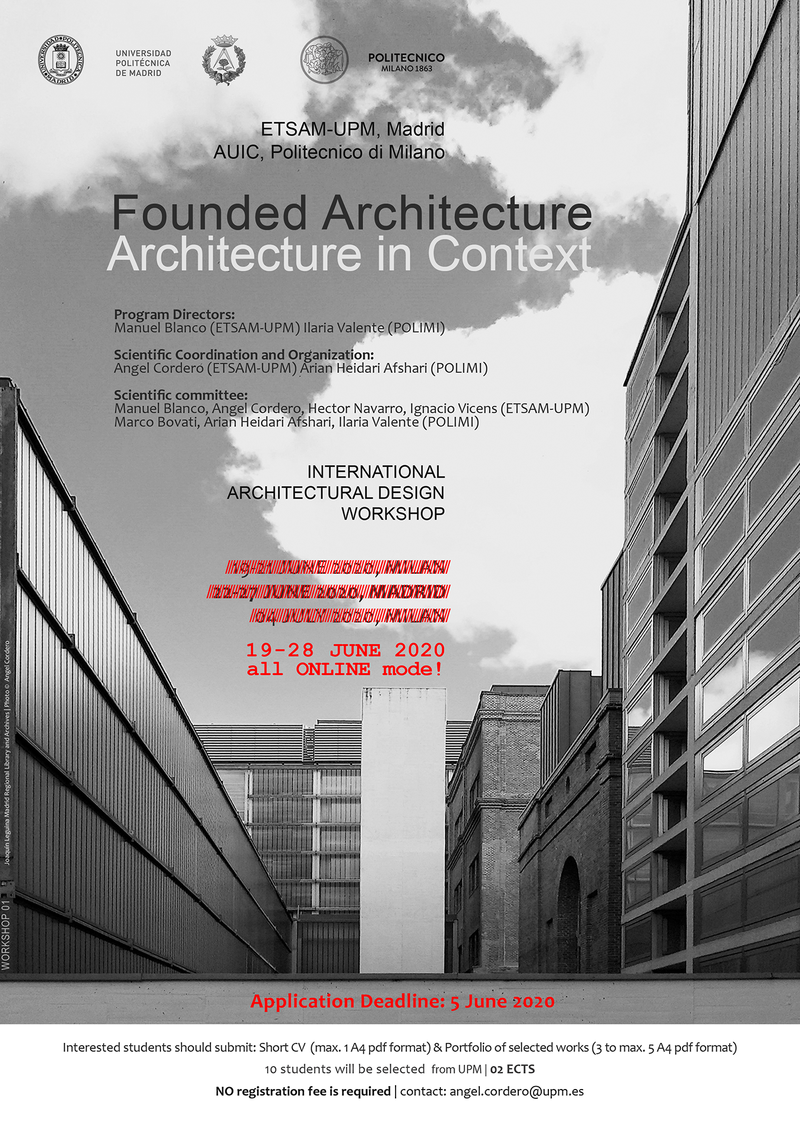 Workshop “Founded Architecture. Architecture in Context”