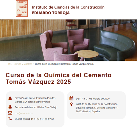 Curso de la Química del Cemento-Tomás Vázquez