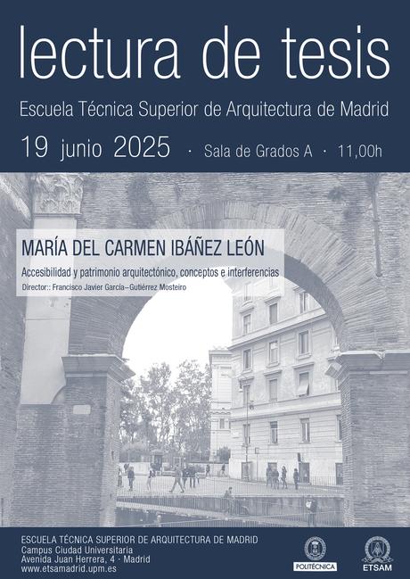 Tesis Accesibilidad y patrimonio arquitéctonico, conceptos e interferencias